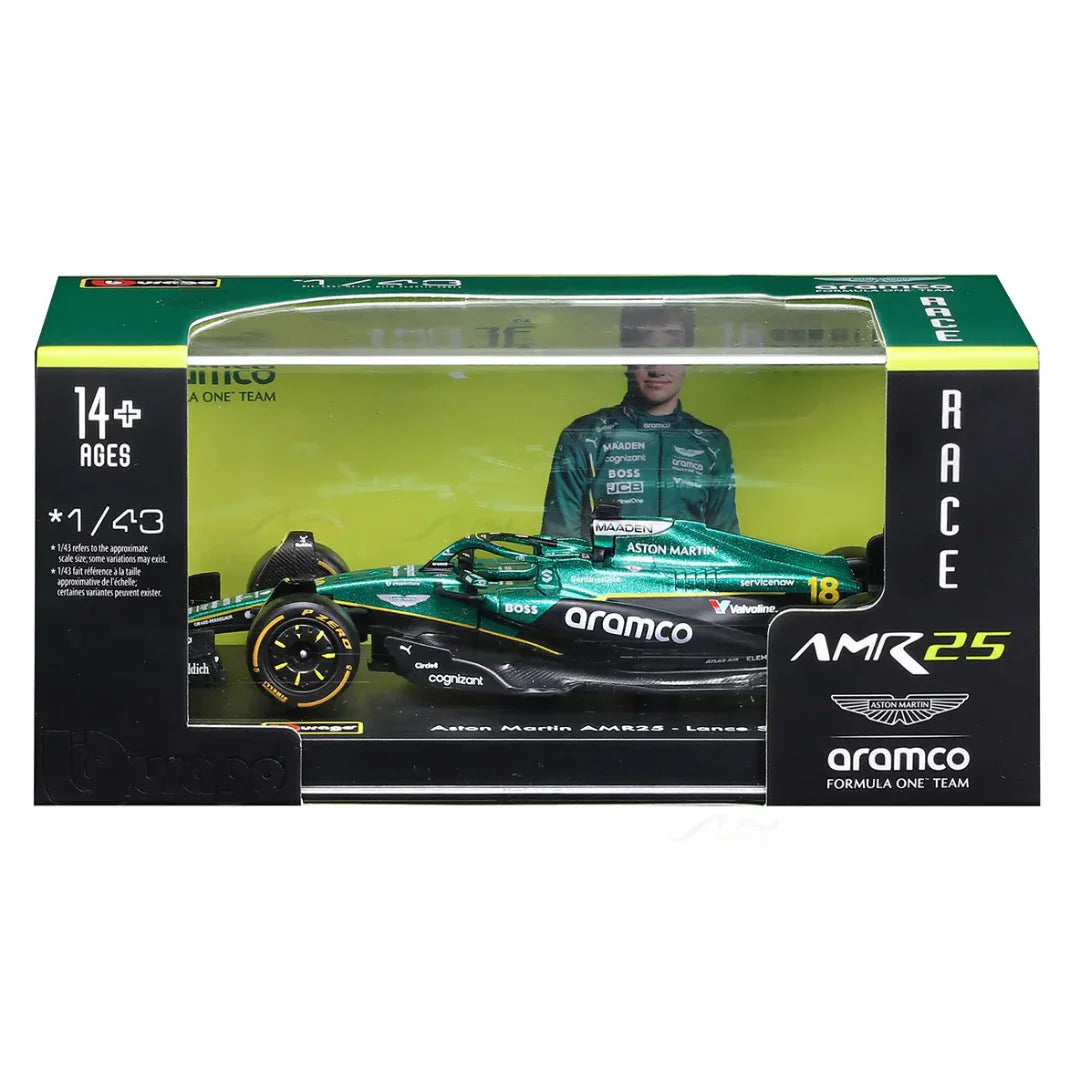 Bburago 2025 Aston Martin AMR25 Racing Team Lance Stroll Australia