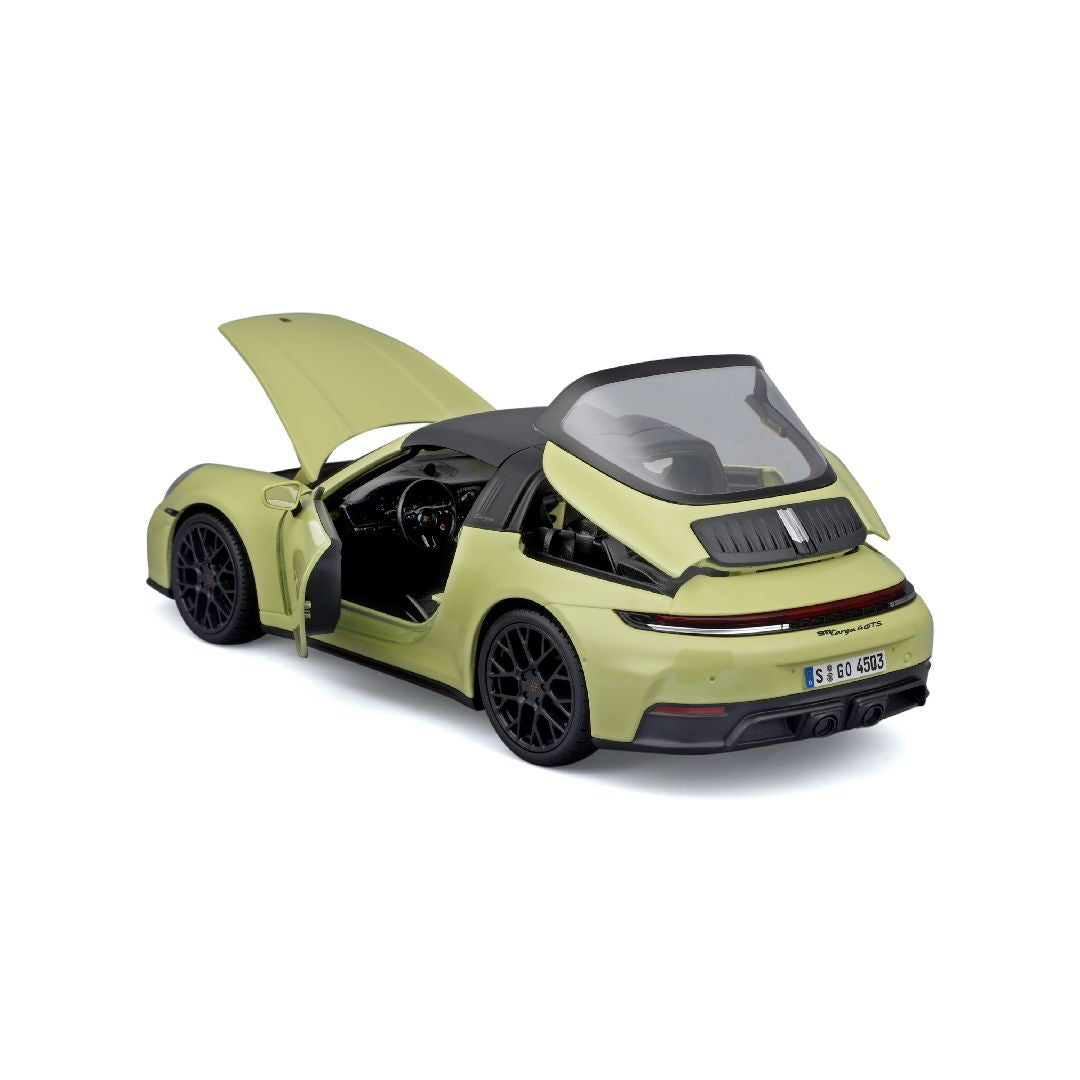Maisto 2025 Porsche 911 (992.2) Targa 4 GTS Hybrid Yellow 1/18