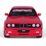 Bburago 1988 BMW 3 series M3 E car diecast model 1/24 red