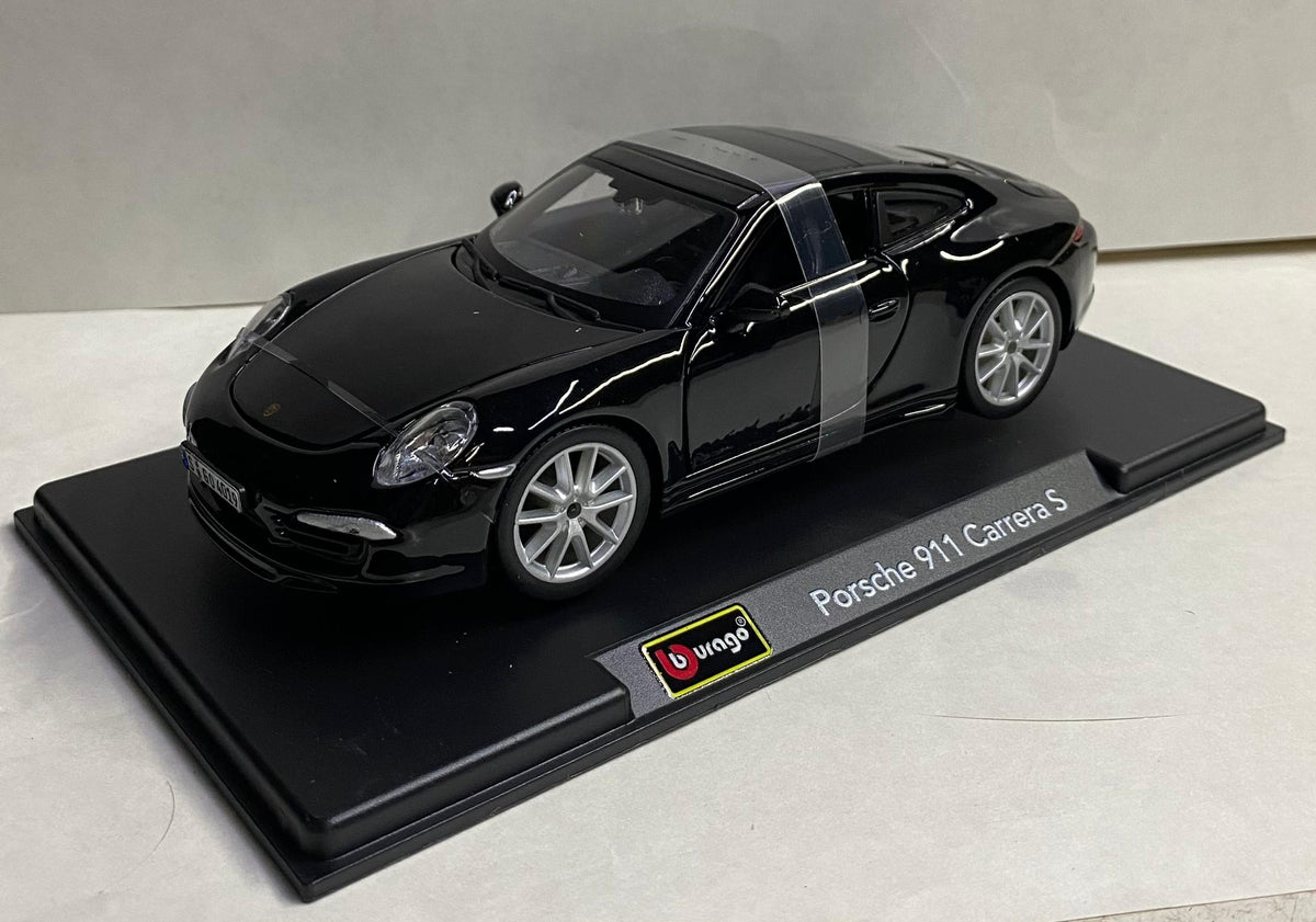 Bburago Porsche 911 Carrera black color diecast scale model