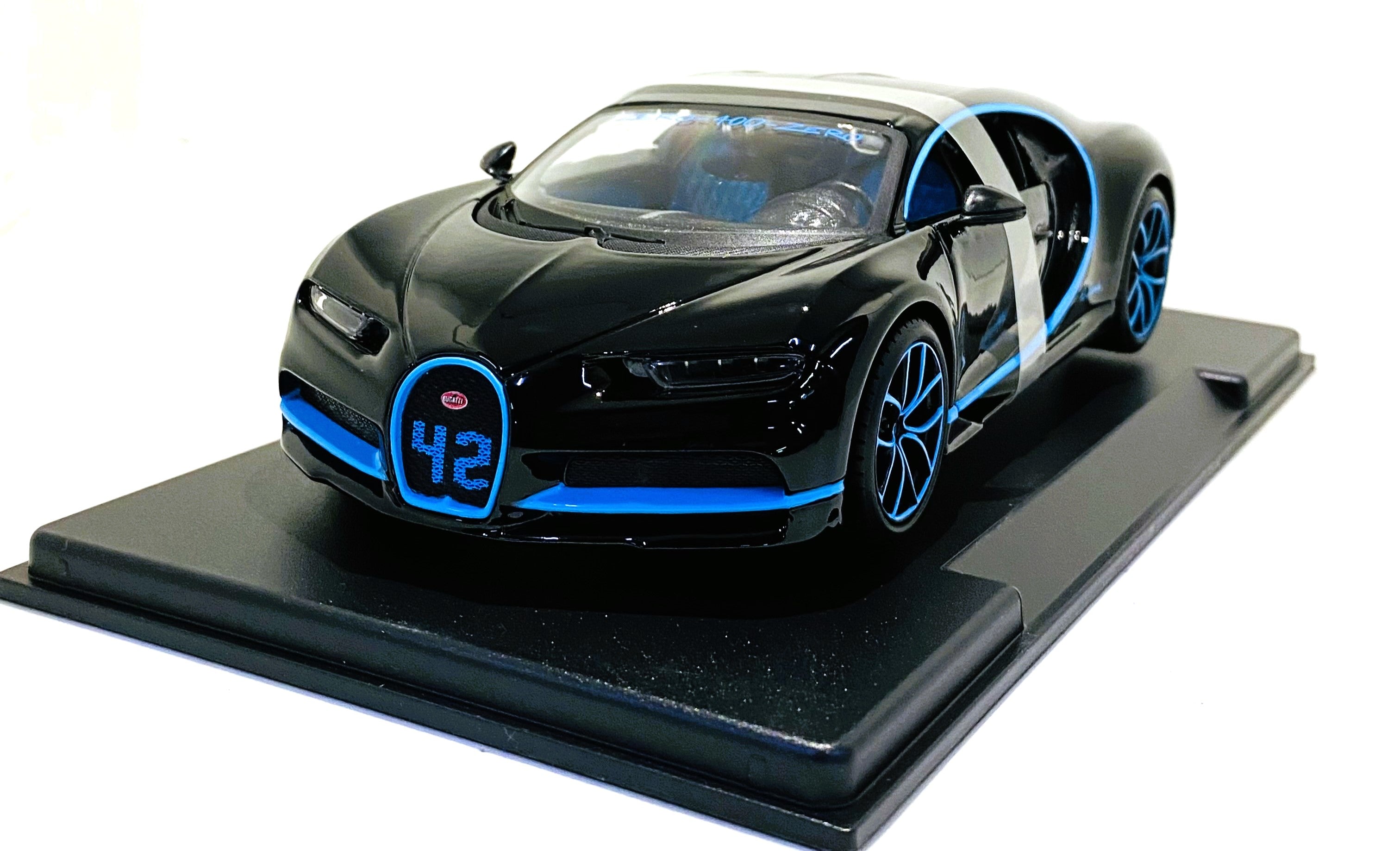 Maisto Bugatti Chiron 1/24 Blue Black – Hobbytoys.co