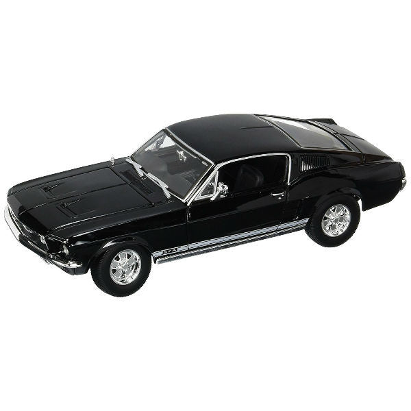 Maisto 1967 Ford Mustang GTA Fastback 1/18 Black – Hobbytoys.co