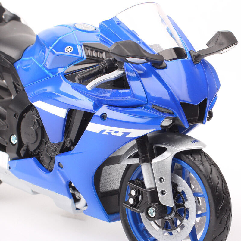 Maisto 2021 Yamaha YZF R1 Bike model 1 12 Blue New Model