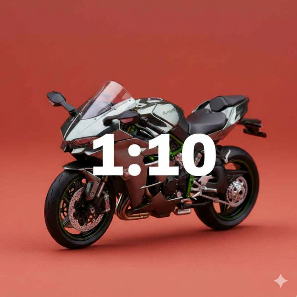 1/10 Scale Diecast Motorcycles