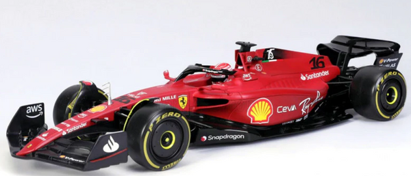 Bburago 2022 F1 Ferrari-75  Racing Team #16 C Lecrec car 1/24