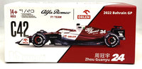 Bburago F1- ALFA ROMEO - F1 C42 TEAM ORLEN RACING N 24 BAHRAIN GP 2022 Zhou Guanyu 1/43 18-38068Z