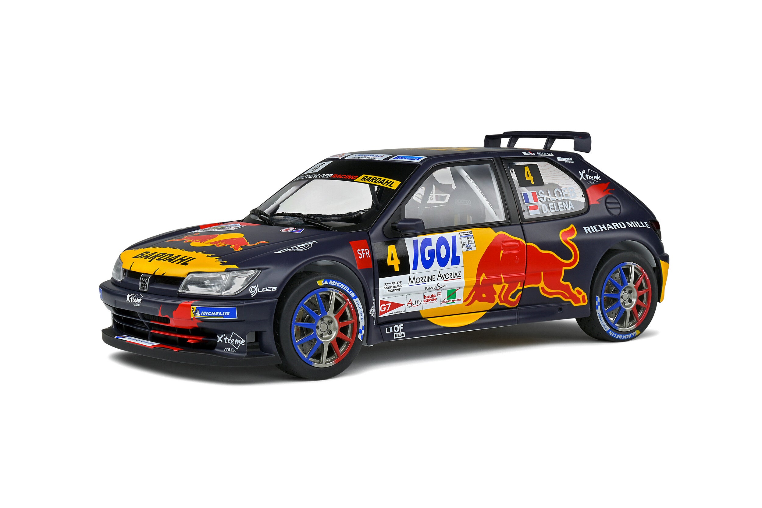 Solido 2021 Peugeot 306 Maxi no. 4 1/18 scale diecast model car