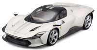 Bburago 2022 Ferrari Daytona SP3 white Signature Edition 1/18