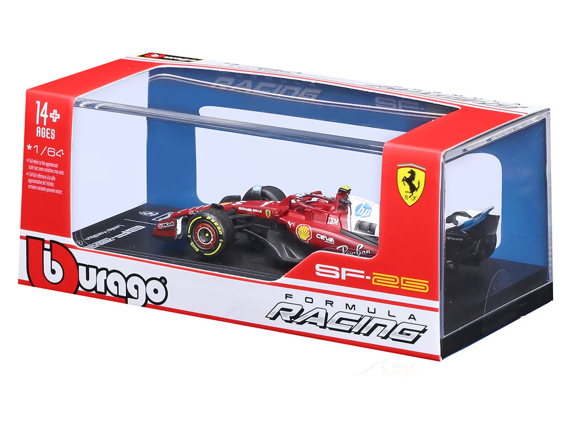 Bburago F1 Ferrari SF25 2025 Lewis Hamilton Australia GP 1/64 Scale Model car
