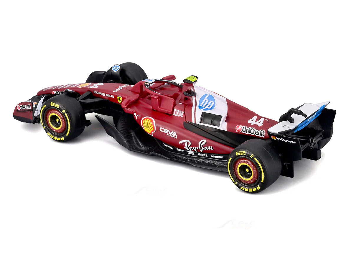 Bburago F1 Ferrari SF25 2025 Lewis Hamilton Australia GP 1/64 Scale Model car