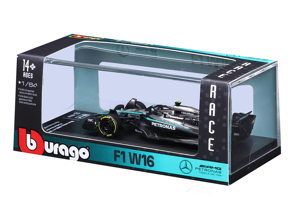 Bburago F1 Mercedes AMG W16 2025 Kimi Antonelli Australia GP 1/64 Scale Model car