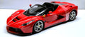 Ferrari Laferrari Aperta Red Black 1/24 Diecast Model Car by Bburago