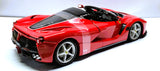 Ferrari Laferrari Aperta Red Black 1/24 Diecast Model Car by Bburago