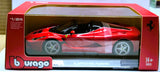 Ferrari Laferrari Aperta Red Black 1/24 Diecast Model Car by Bburago