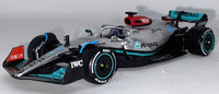 Bburago MERCEDES AMG PETRONAS 2022 F1 W13 E Performance no 33 George Russell 1/43