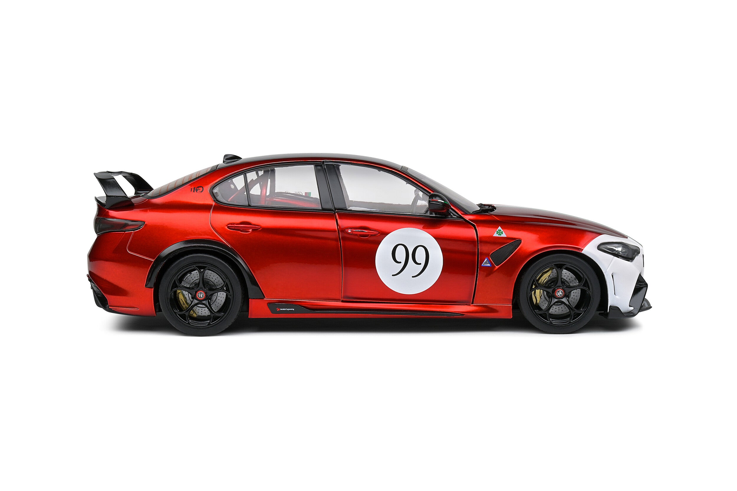 Solido Alfa Romeo Giulia GTA-M Tricolore Mugello - 2022 - Red Diecast Car 1/18