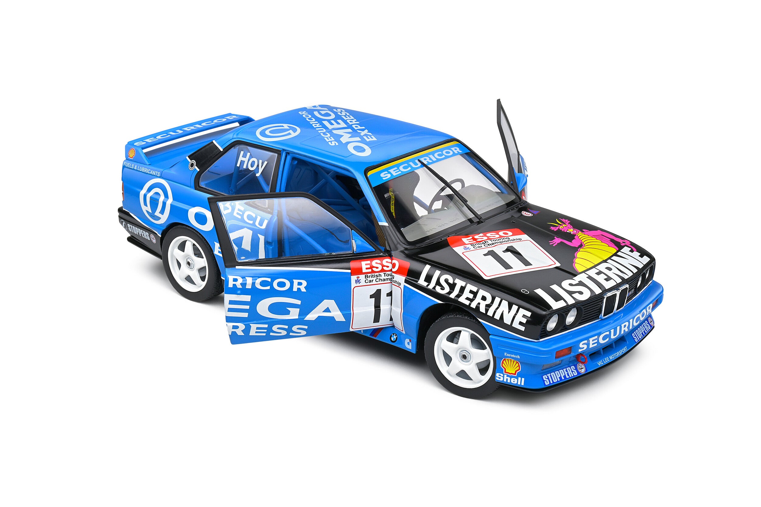Solido BMW E30 M3 No. 1 W Hoy BTCC - Racing 1991 - Blue Diecast