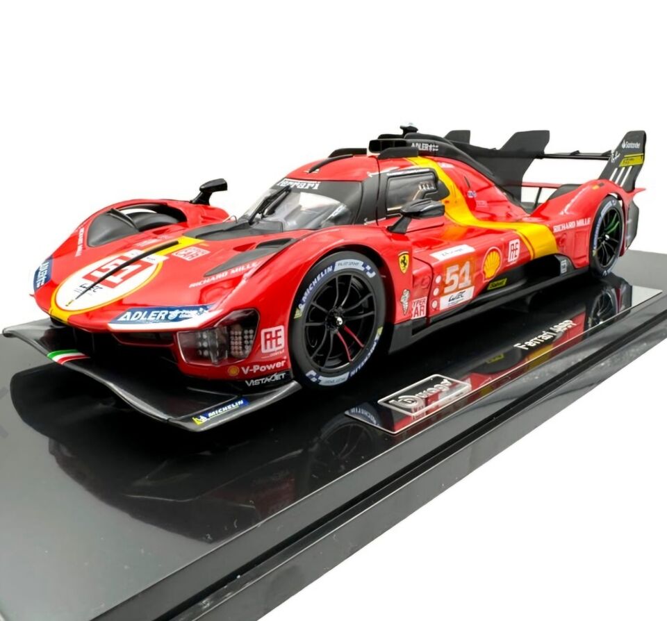 Bburago Ferrari 499P Af Corse Winner Le Mans 2023 Signature Die