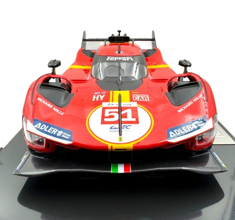 Bburago Ferrari 499P Af Corse Winner Le Mans 2023 Signature Die Cast #51 1/18 scale car