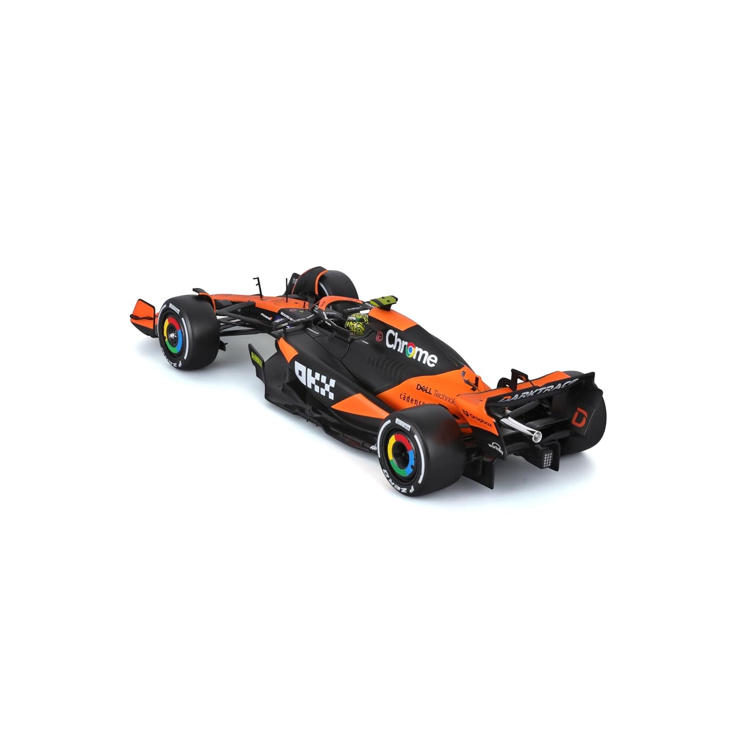 Bburago 2024 F1- Mclaren F1 MCL38 With Acrylic Box #4 Lando Norris 1/24