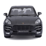 Bburago 2024 Porsche Macan Turbo Carbon Black 1/24