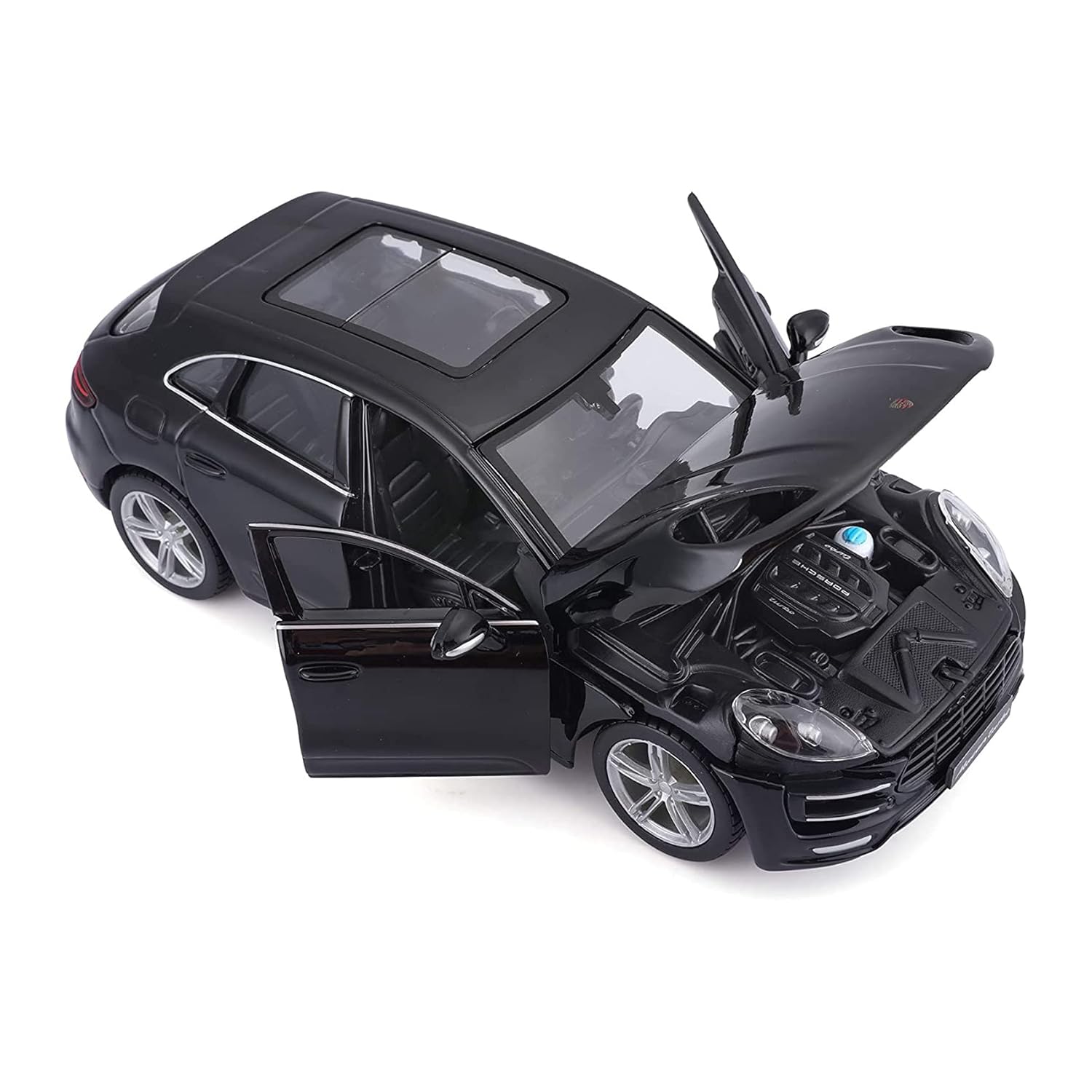 Bburago 2024 Porsche Macan Turbo Carbon Black 1/24