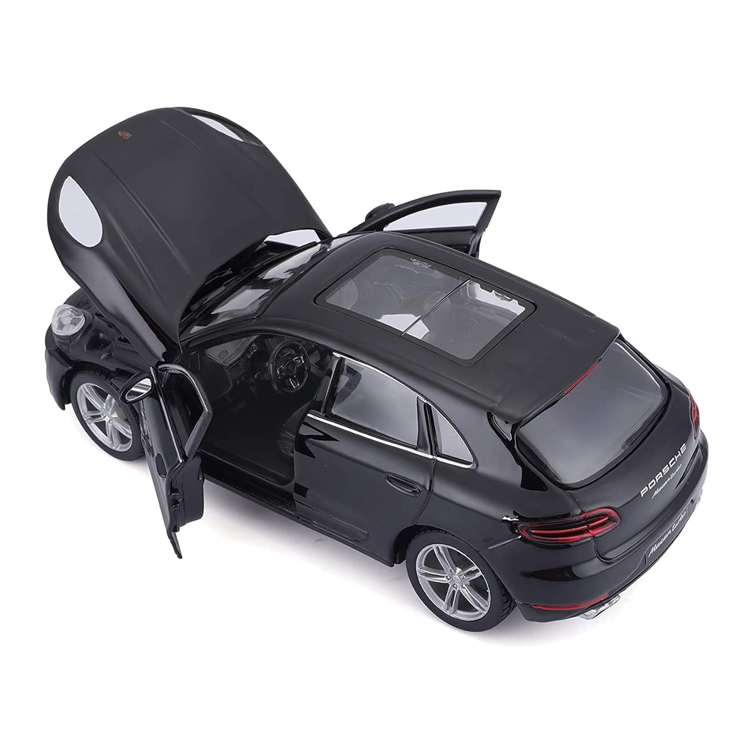 Bburago 2024 Porsche Macan Turbo Carbon Black 1/24