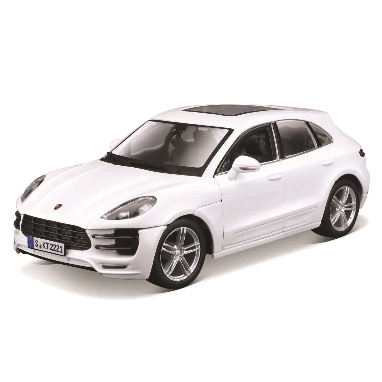 Bburago 2024 Porsche Macan Turbo white 1/24
