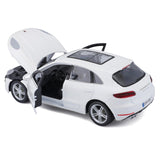 Bburago 2024 Porsche Macan Turbo white 1/24
