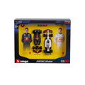 Bburago 2025 Red Bull Racing Team twin cars of Max Verstappen, 1/43 scale miniature cars RB21 formula 1 car