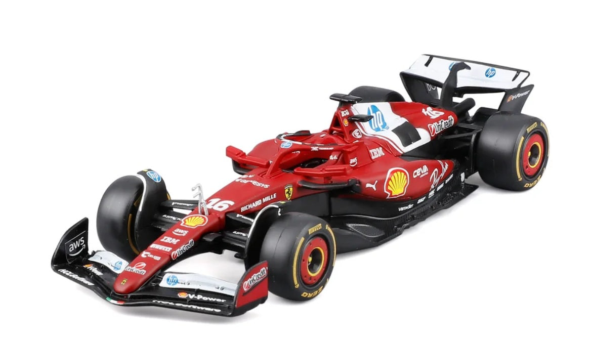 Bburago 2025 SF25 Ferrari F1 Racing car Racing Team #16 Charles Leclerc 1/43
