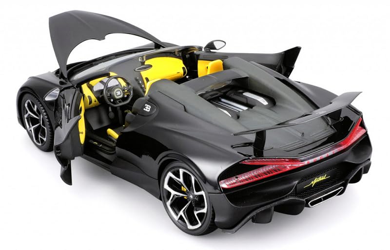 Bburago Bugatti Mistral Black 1/18 car