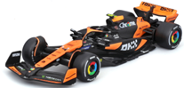 Bburago F1 MCLAREN MCL38 2024 Lando Norris -MIAMI GP 1/43 Scale Model