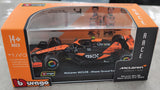 Bburago F1 MCLAREN MCL38 2024 Lando Norris -MIAMI GP 1/43 Scale Model
