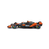 Bburago F1 Mclaren Mcl38 2024 With Acrylic Box Oscar Piastri 1/24 Scale Model