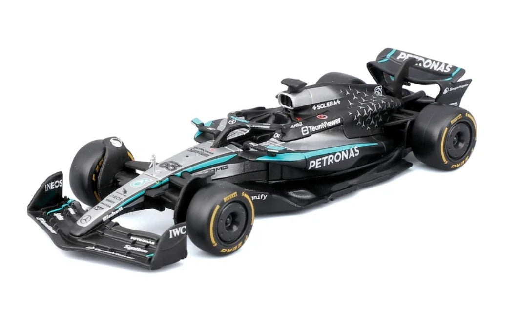 Bburago F1 Mercedes AMG W16 2025 George Russell Australia GP 1/43 Scale Model car