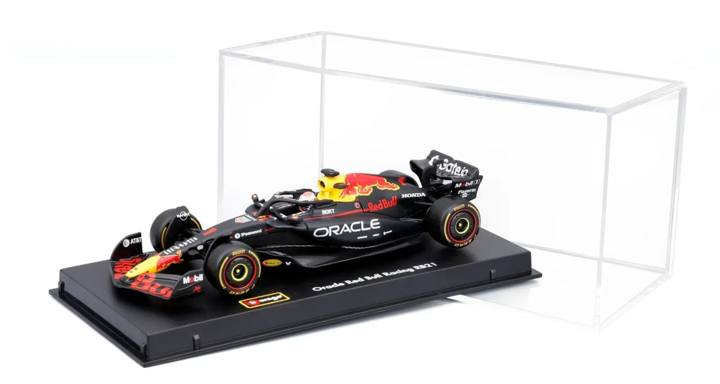 Bburago F1 Red Bull RB21 2025 Max Verstappen Bahrain GP 1/43 Scale Model car