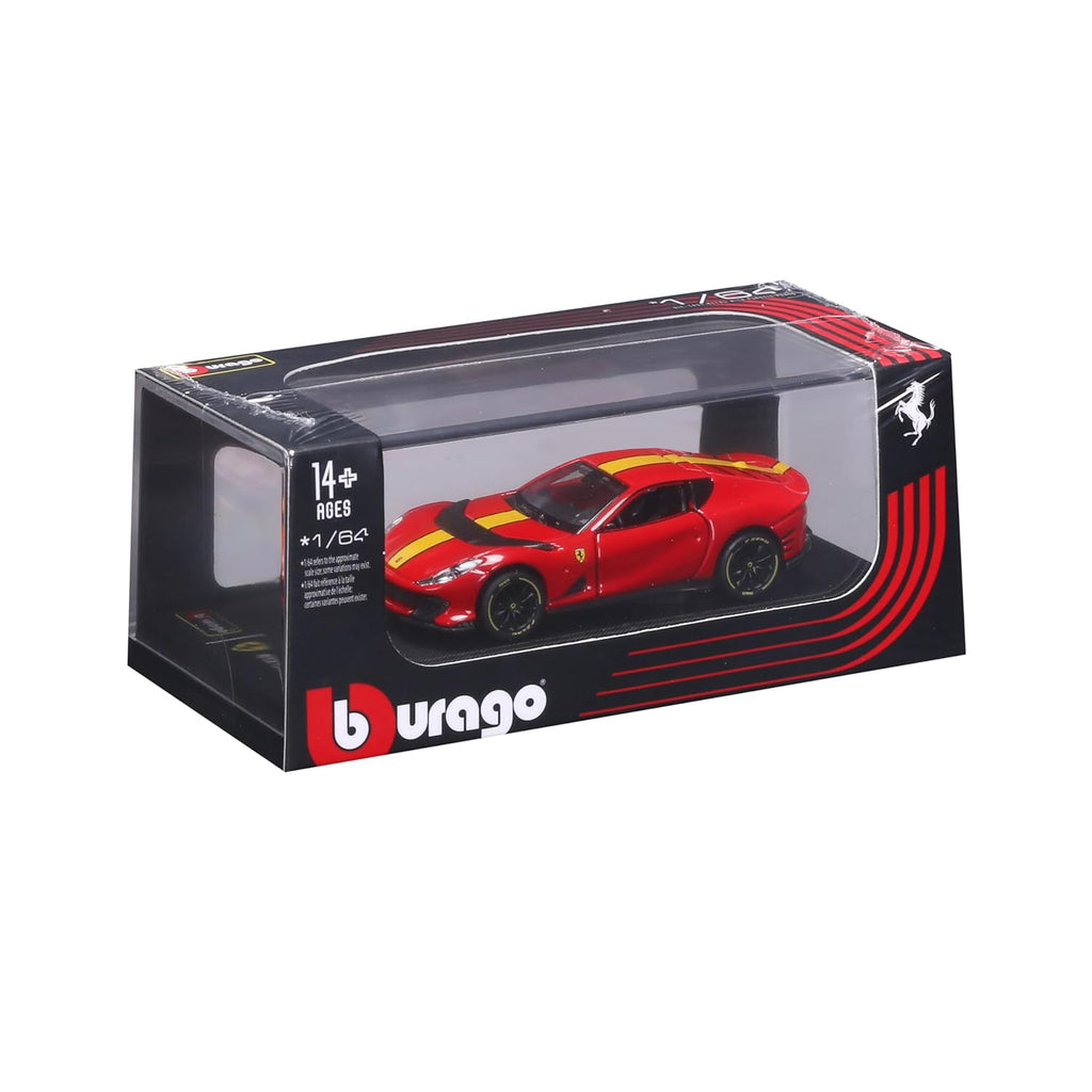 BBurago Ferrari 812 Competizione 1/64 diecast scale model car red