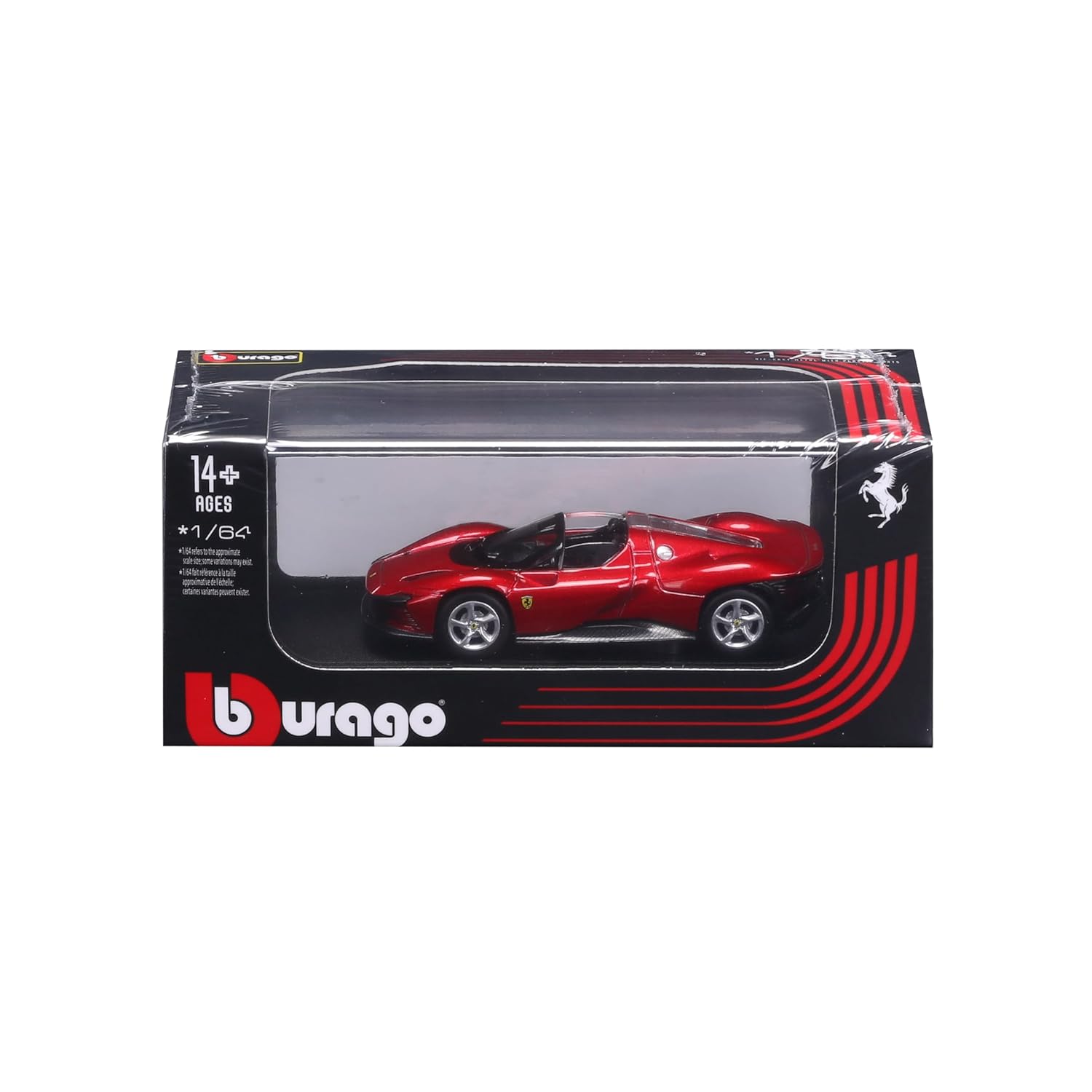 BBurago Ferrari Daytona SP3 1/64 diecast scale model car red