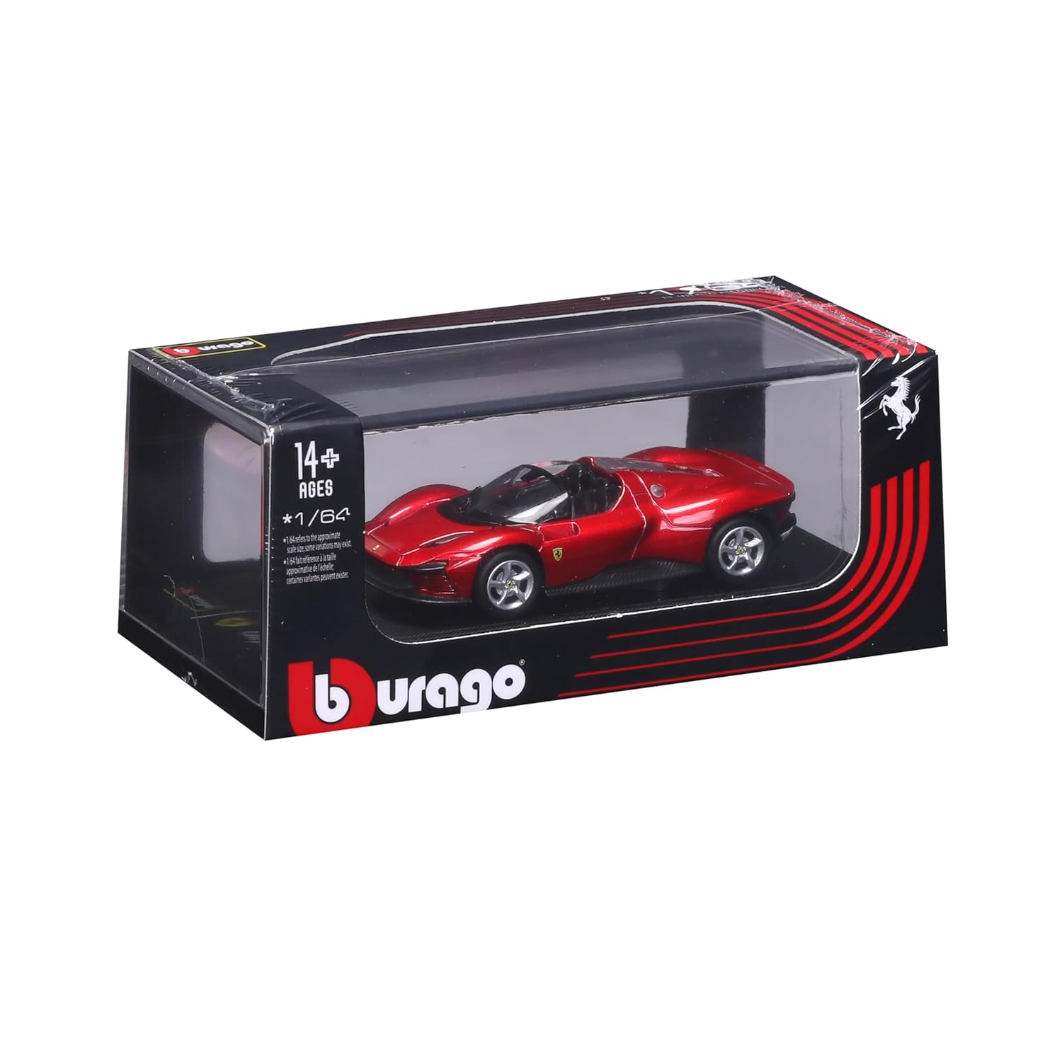 BBurago Ferrari Daytona SP3 1/64 diecast scale model car red