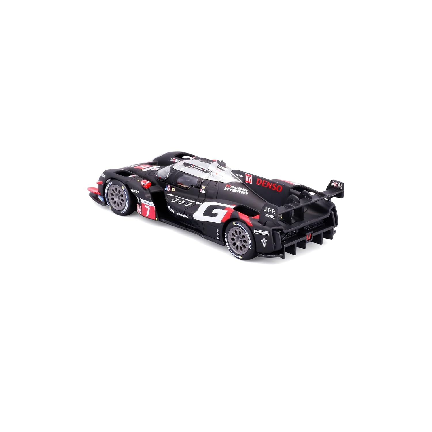 Bburago 2024 Toyota WEC GR010 Hybrid Racing Car 1/43 scale model diecast car