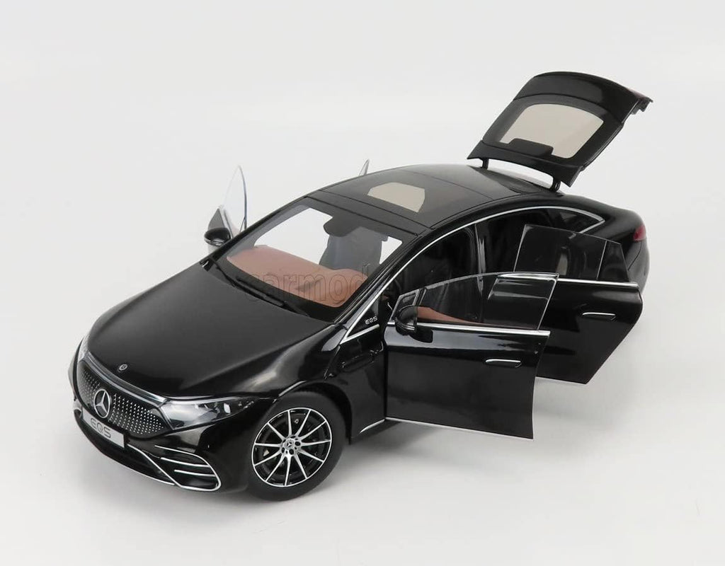 EQS, Saloon, AMG Line Mercedes Benz - V297 Obsidian black, NZG, 1/18