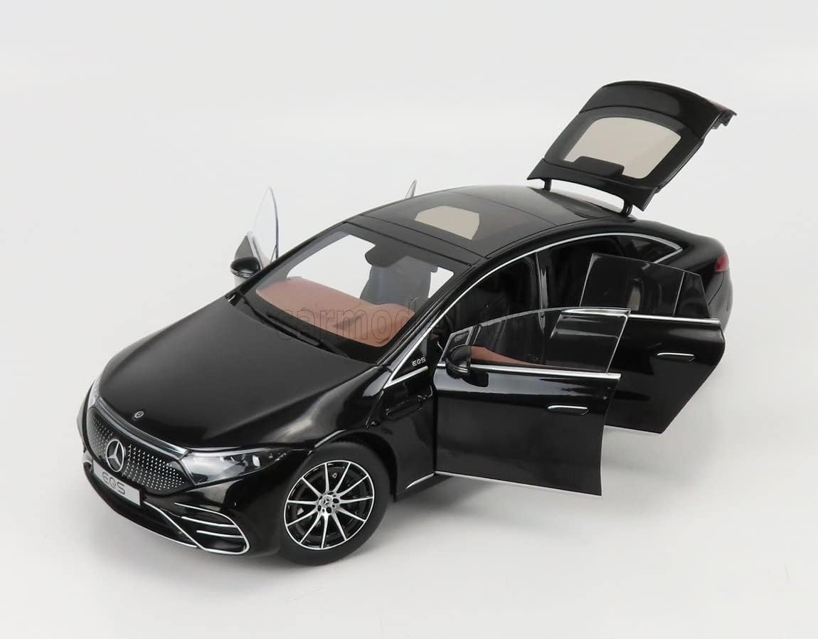 EQS, Saloon, AMG Line Mercedes Benz - V297 Obsidian black, NZG, 1/18