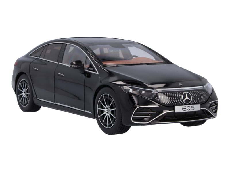 EQS, Saloon, AMG Line Mercedes Benz - V297 Obsidian black, NZG, 1/18