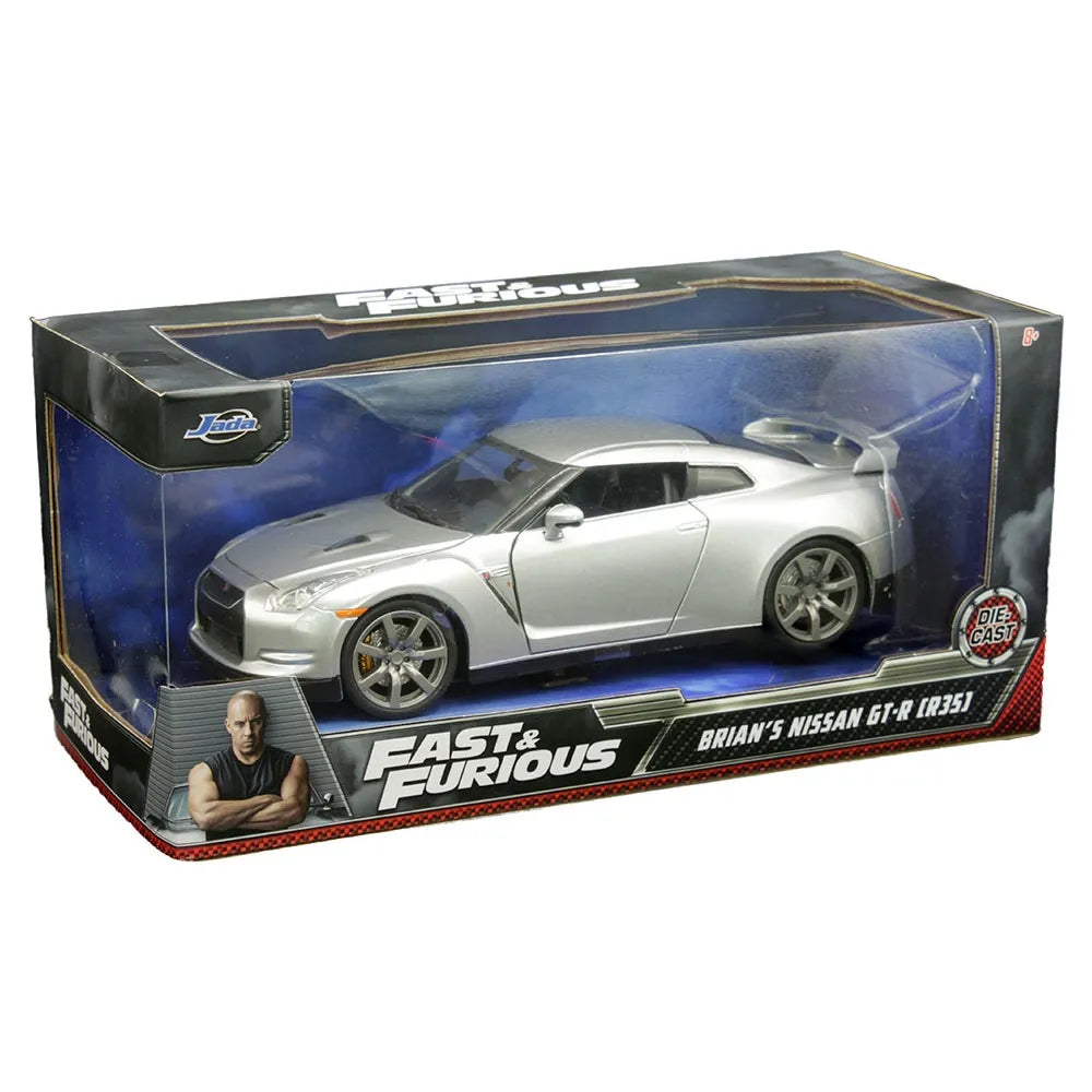 Fast and Furious Brian’s Nissan GTR R35 Jada Toys 1/24 Scale Diecast Car Model