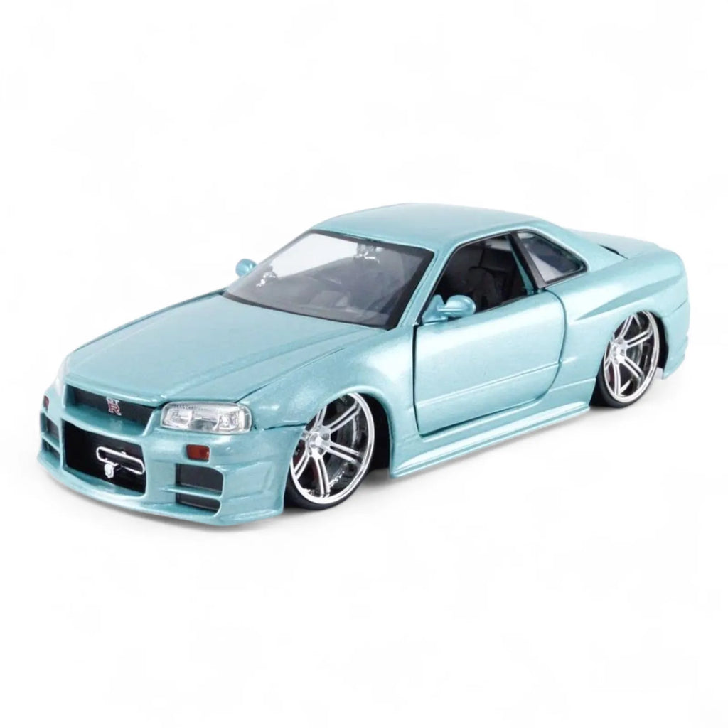 Fast and Furious Brian’s Nissan Skyline GTR Jada Toys 1/24 Scale Diecast Car Model