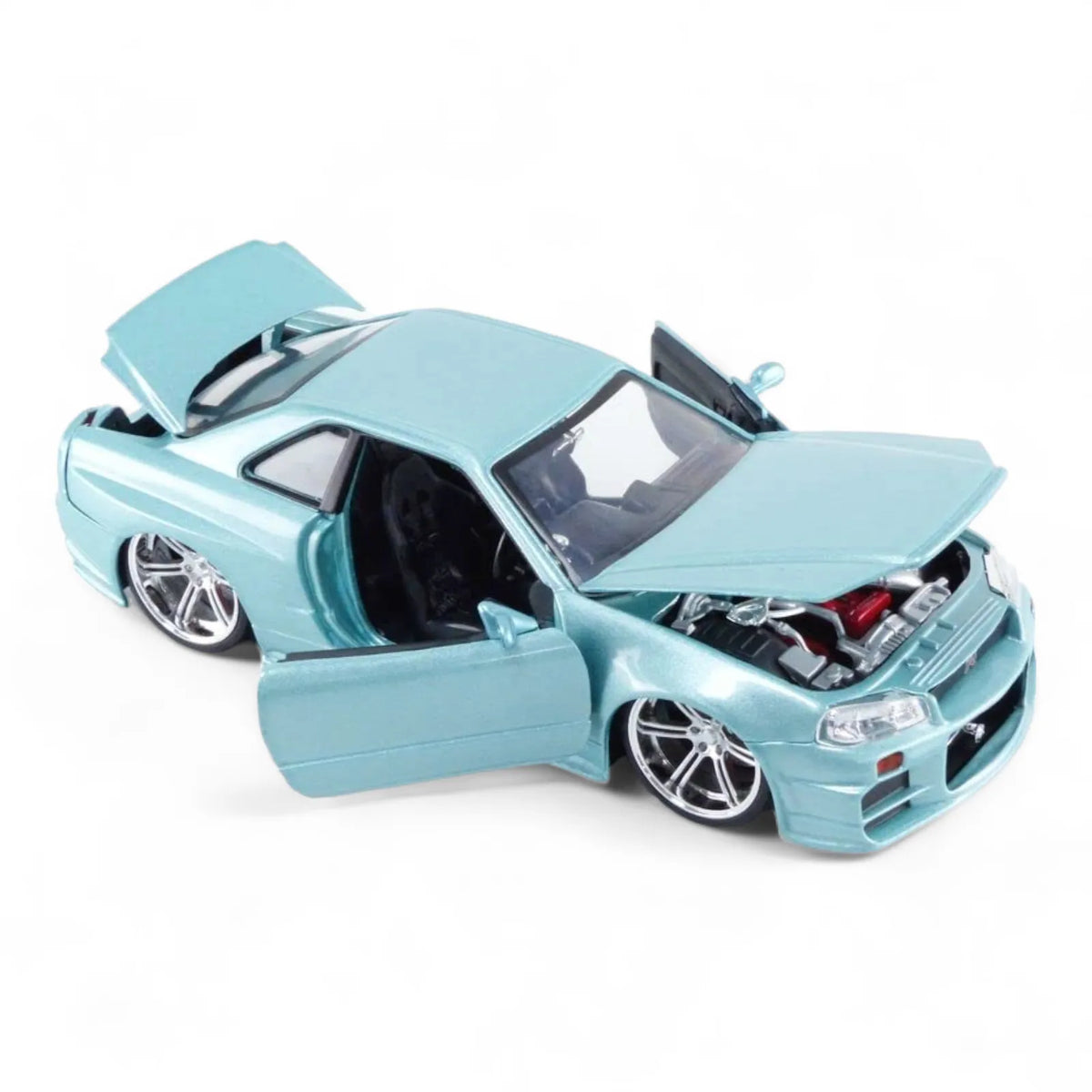Fast and Furious Brian’s Nissan Skyline GTR Jada Toys 1/24 Scale Diecast Car Model