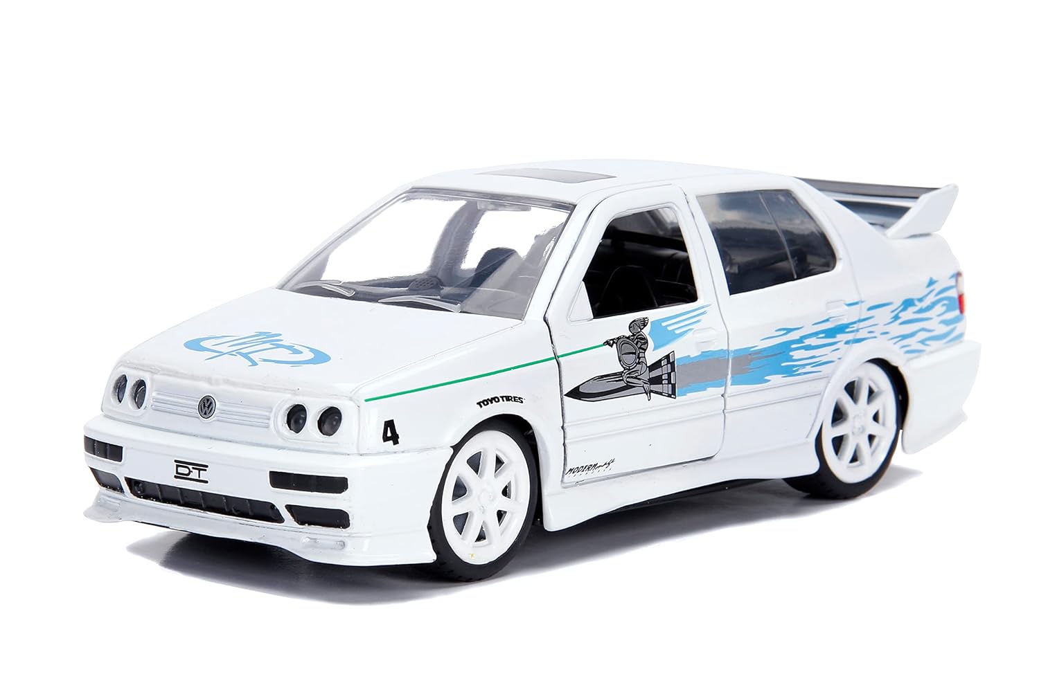 Fast and Furious Jesse Volkswagen Jetta White  Movie 1/32 Diecast Model Car by Jada