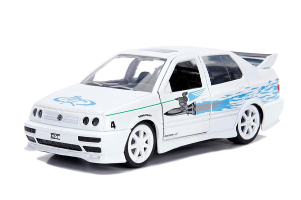 Fast and Furious Jesse Volkswagen Jetta White  Movie 1/32 Diecast Model Car by Jada