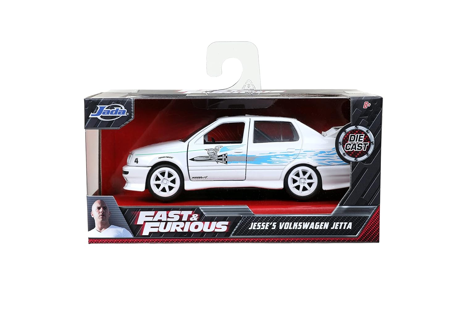 Fast and Furious Jesse Volkswagen Jetta White  Movie 1/32 Diecast Model Car by Jada